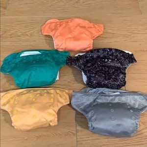 5 BumGenius Freetime All-in-one One-Size Diapers